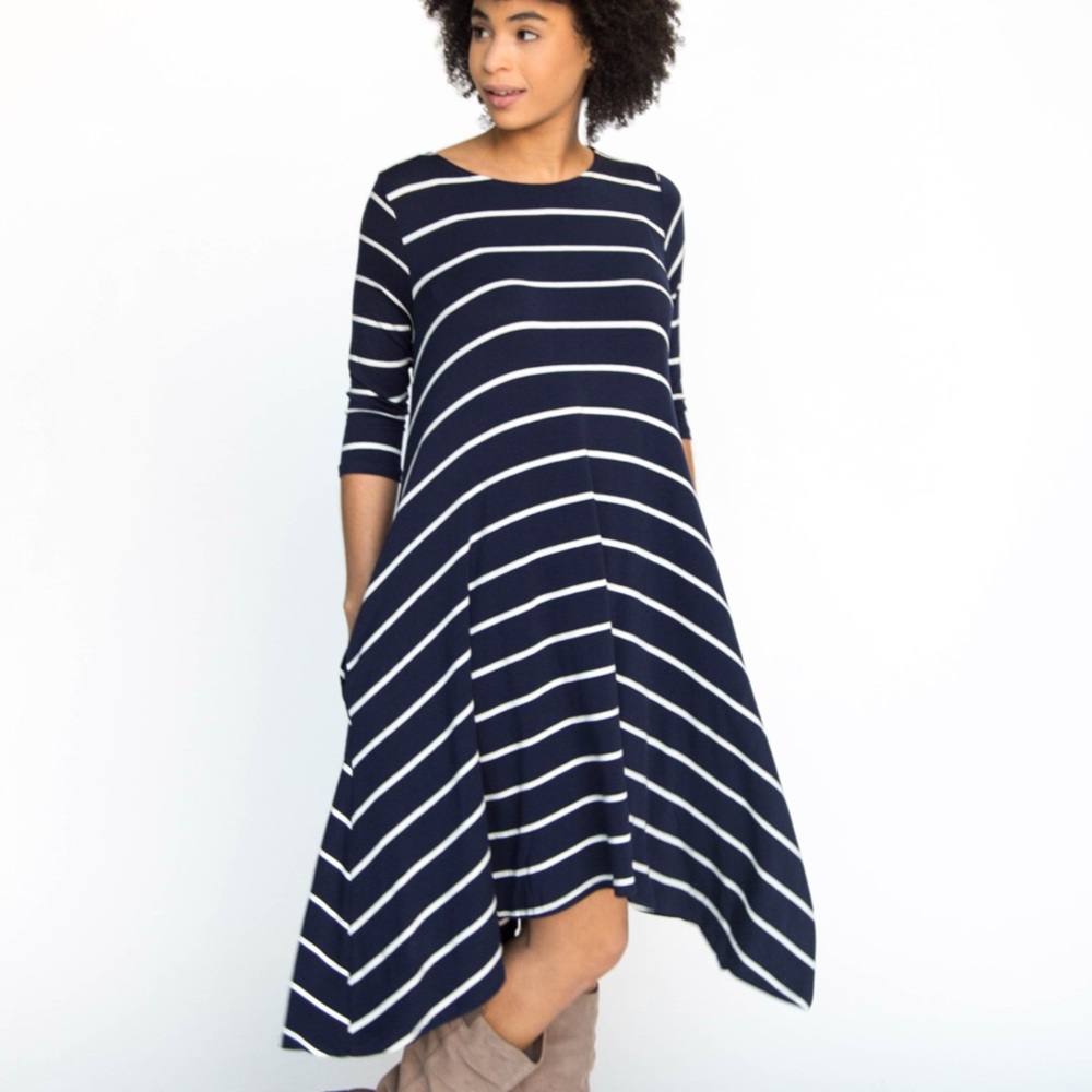 Agnes & Dora Navy & White Joplin Dress.